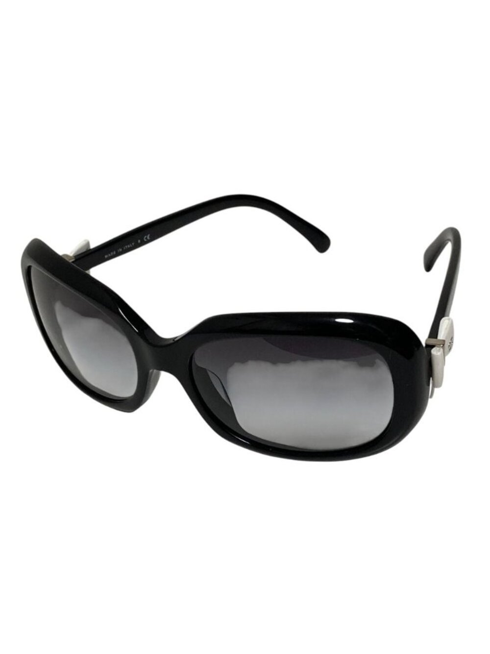 Chanel Ribbon Sunglasses Black Eyewear